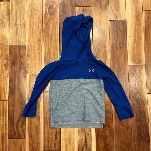 Under Armour Royal Blue and Heather Gray Pullover - Picture 1 of 3